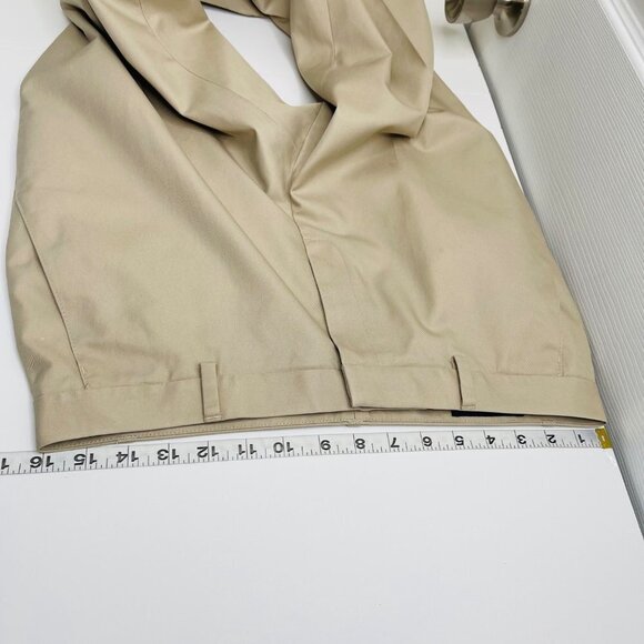 Brooks Brothers Women's Straight Leg Trouser Pants Size 8 Flat Front‎ Tan - Picture 9 of 12